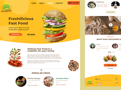 Burger Landing Page