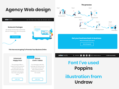 Agency website design