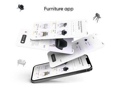 Furniture app design app design chair app clean design furniture app furniture app design home furniture interior design minimal design modern design