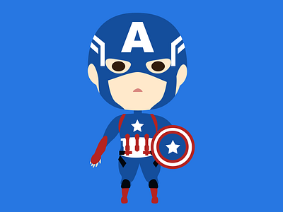 A captain america character illustrator marvel sketch