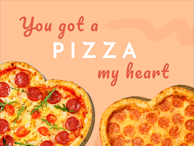 You got a pizza my heart design designmaker designs.ai free illustrations puns valentinesday