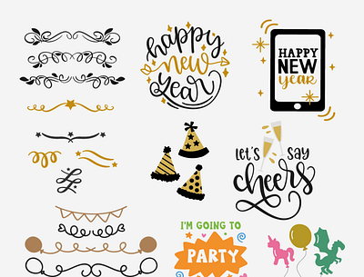 Cute Craft Celebrations borders celebration cheers designs.ai graphicmaker illustrations