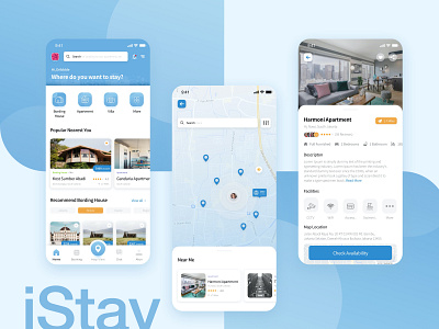 iStay - Search Hotel, Villa, Appartment design hello dribble hotel app hotel booking uidaily uiux