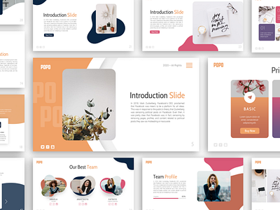 Popo - Creative and Multipurpose Presentation Template by Slide Thrive ...