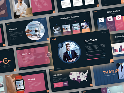 Produktiva - Business and Multipurpose Presentation Template business clean creative presentation pitch deck powerpoint powerpoint presentation powerpoint template ppt presentation design presentation layout presentation template ui