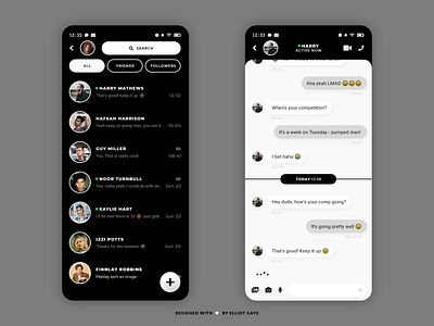 DailyUI #013 - Direct Messaging adobe illustrator adobe xd archery daily 100 challenge daily ui dailyui message message app messaging messaging app messenger minimalism mobile app design modern design neumorphism social social app social media ui ux