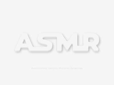 My Calm - ASMR adobe illustrator adobe illustrator cc asmr branding calm calming design dribble shot dribbleweeklywarmup illustration minimalism playoff playoffs simple typography typography design vector