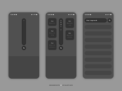 DailyUI #022 - Search adobe illustrator adobe xd browser daily 100 challenge daily ui dailyui dark dark mode dark theme dark ui mobile app design mobile design mobile ui neumorphism search search bar search engine search results searching ui