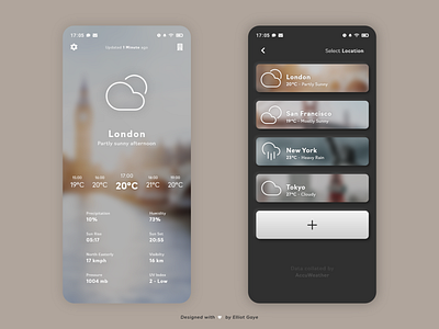 DailyUI #037 - Weather