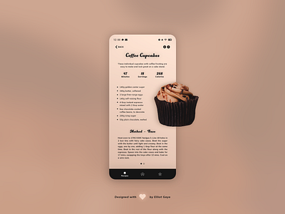 DailyUI #040 - Recipe