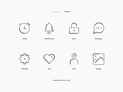 DailyUI #055 - Icon Set