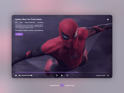 DailyUI #057 - Video Player