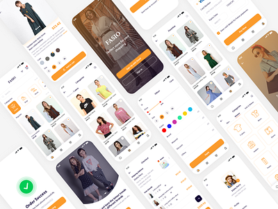 Fashion Shopping App UI - Full Project