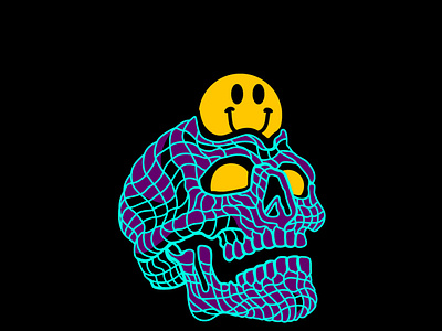 hologram skull