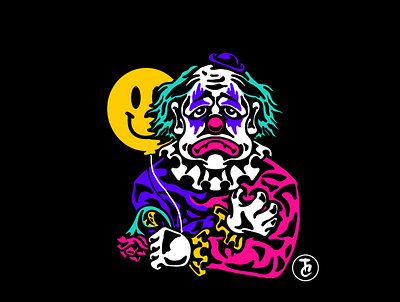 sadclown apparel design branding californiaclothing clothing clothingapparel clothingbrand design illustration streetwear vector