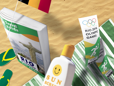 Rio Olympics Essentials Rebound artdirection olympics photo composition photoshop