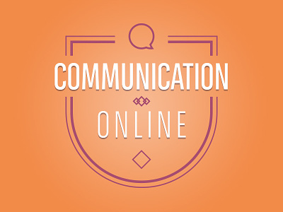Logo Communication Online artdirection communicationonline hipster logo