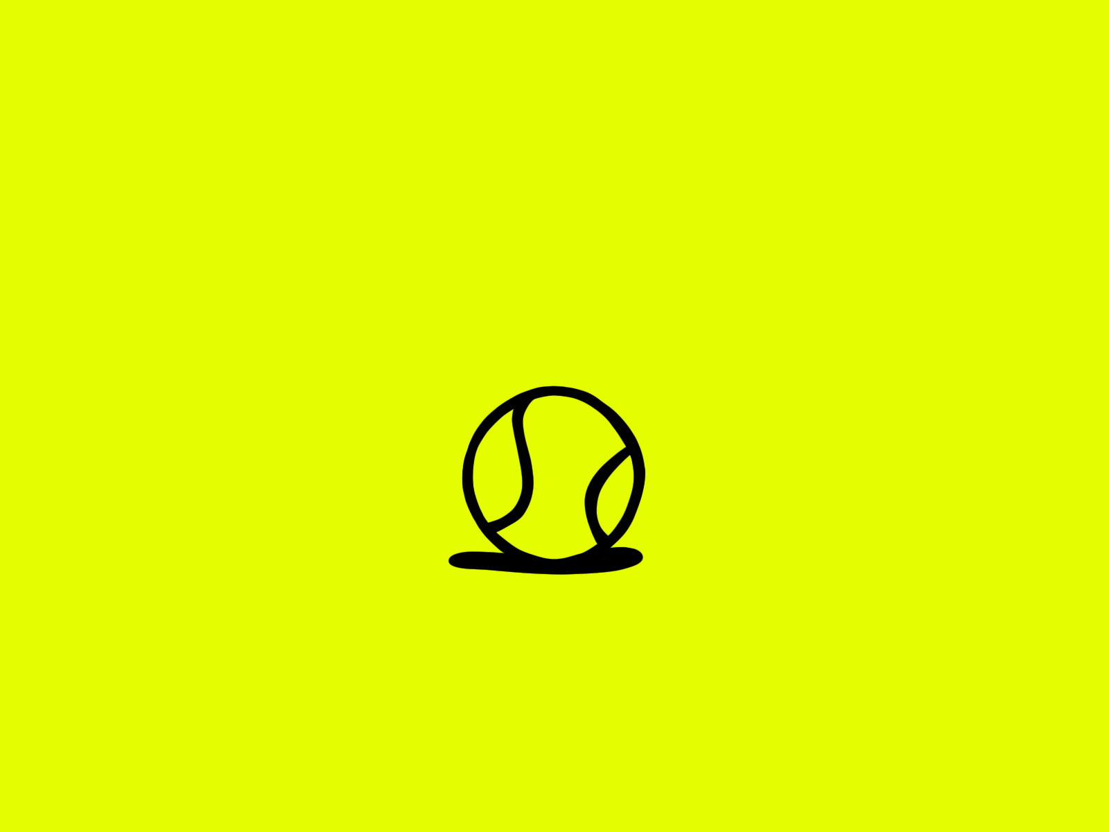 Bouncing ball animation ball design drawing field lovely match photoshop play sports tennis traditional yellow