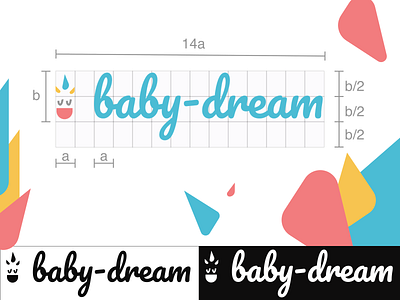 Baby-dream: rebranding brand branding design illustrator logo sketch