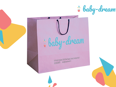Baby-dream: rebranding affinitydesigner brand design brand identity illustrator logo mockup sketch