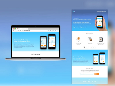 landing page SIMPLEPACK 2 sketch ui