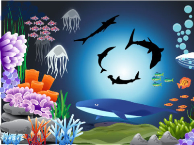 ocean underscene fish illustration art illustrator ocean ocean life