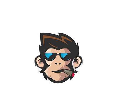 logo monkey branding de design graphic design icon illustration logo ui ux vector