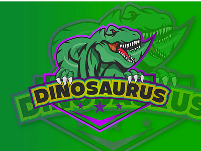 Logo dinosaurus animal branding de desain logo design dinosaurus graphic design hutan icon illustration jurasing park logo logo dinosaurus logo identitas ui ux vector
