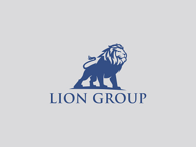 Logo lion binatang branding design graphic design hewan icon illustration logo logo identitas logo lion singa vector