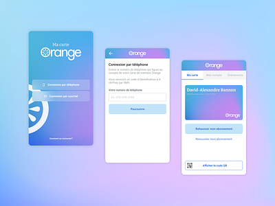 Orange - Virtual rewards card