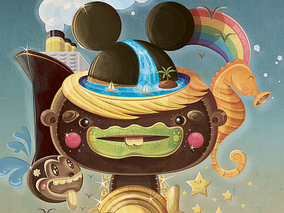 In the Name of the Mouse boris hasabike character character design children cruise illustration mouse sea