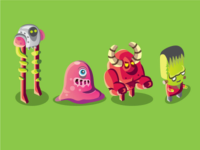 Undead Characters #2 character design illustration vector