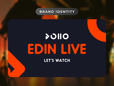 EDIN LIVE adobe brand branding design graphic design identity illustrator logo photoshop style