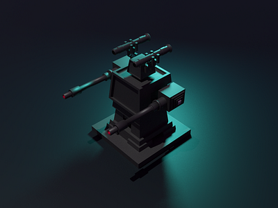 3D Modeling - Turret #2