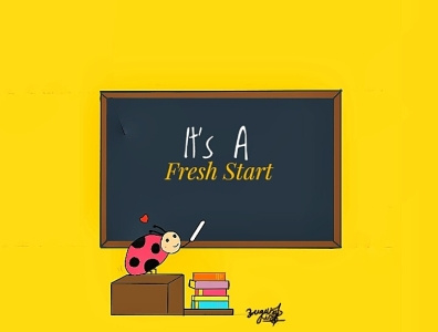fresh Start animation design illustration