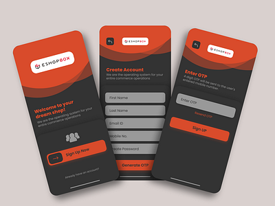 Sign Up Screen UI Design