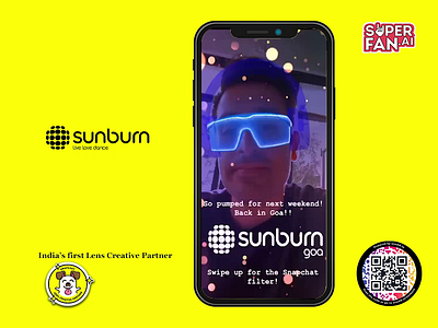 Sunburn Festival ar ar effects ar filters augmented reality autodesk maya custom filter filters glasses headphones lens studio music festival snapchat snapchat filter snapchat lens special effects sunburn superfan ux