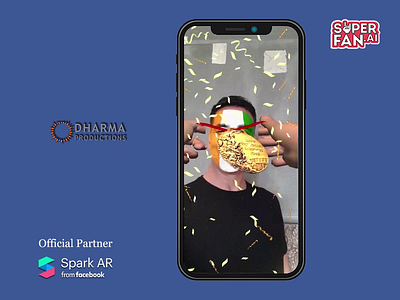 Gold ar ar effects ar filters augmented reality bollywood custom filter facebook filter filters gold medal spark ar special effects superfan ux winner