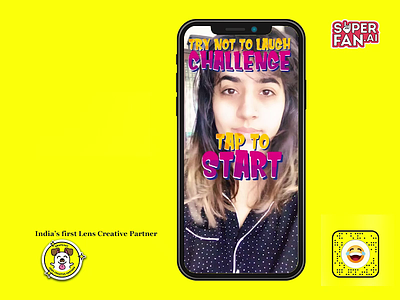 Try Not To Laugh Challenge ar ar filters augmented reality custom filter distort filters funny laugh lens studio snapchat filter snapchat lens superfan ux