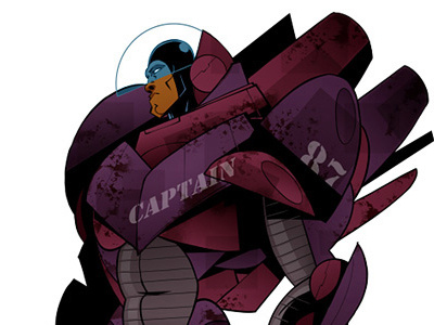 Alkaline Captain 87 argentina armour buenos aires illustration sci fi science fiction scifi space toyto