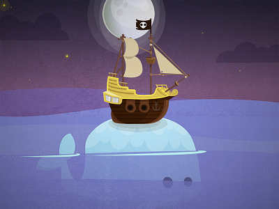 Pirate Ship + Whale!