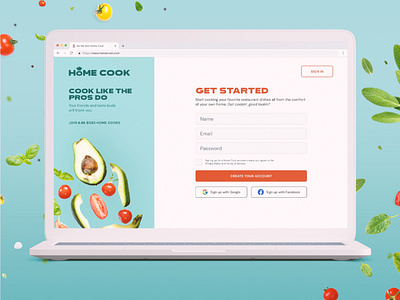 Sign Up | Web Design | DailyUI 001 dailyui 001 food food and drink form form design login sign in sign up signup signup form ui design user interface design ux ux design ux designer uxui web design web designer webdesign website