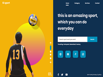 Sisport - Web Concept