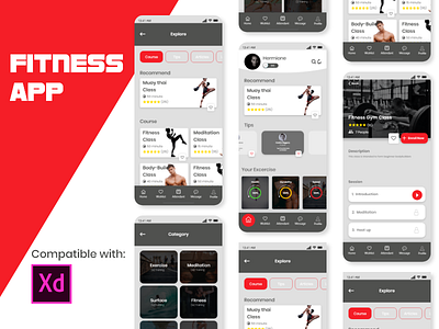 Fitness App - iOS Design