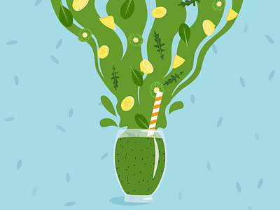 Smoothie illustration