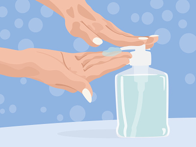 Keep your hands clean! clean cleaning coronavirus covid 19 disinfectant disinfection flat illustration hands healthy hygiene liquid medical protection sanitizer simple soap vector wash washing hands