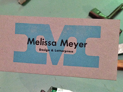 New business cards! business card letterpress print