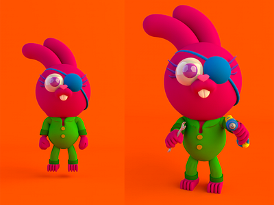 bunny  nuritza - 3D CHARACTER