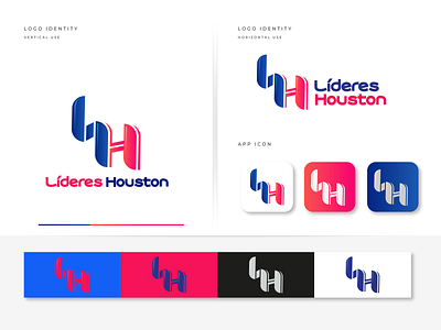 Logomark Líderes ouston logo logodesign logotype