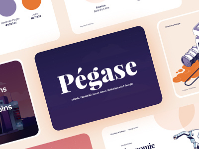 Pégase - Branding and poster branding design graphic design icon illustration typography ui vector